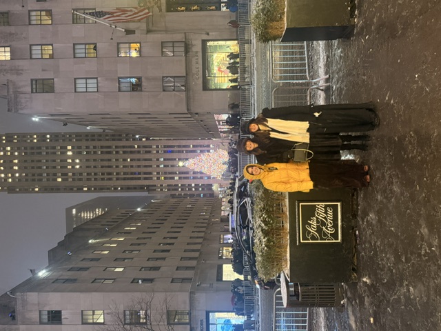 Broadway lights, frozen fingers