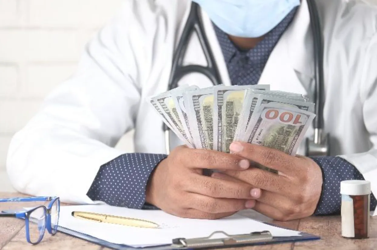 Physician considering the financial return on aesthetic treatments