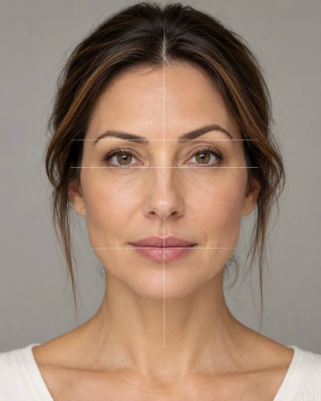 Different types of facial asymmetry and facial balance